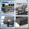 MEXO Loungesofa Gartenmöbel Set 2-Sitzer Gartensofa aus Produktbild-Vorschau 6