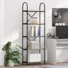 vidaXL Boekenkast, 5 niveaus, 60 x 30 x 183 cm, houtvezel Productafbeelding-voorbeeld 2