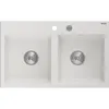 Mexen Hektor zlewozmywak granitowy 2-komorowy 800 x 480 mm, Podgląd zdjęcia produktu 1