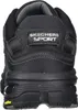 The back view of a black Skechers sneaker. Voir les images du produit