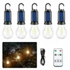 5pcs  wiederaufladbare Campinglampen, hängende Zeltlampen Produktbild-Vorschau 8