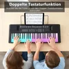 COSTWAY Keyboard Piano 54 klávesov, digitálne piano s 200 Náhľad obrázku produktu 4
