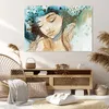 Bild auf Leinwand - Leinwandbild - Frau modern - 120x80cm - Produktbild-Vorschau 7