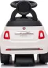 Rear view of a white toy Fiat 500. Produktbild-Vorschau