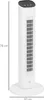 HOMCOM Turmventilator mit Fernbedienung 85° oszillierender Produktbild-Vorschau 3