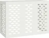 vidaXL Coperchio per aria condizionata bianco 110 x 50 x 80 Anteprima dell’immagine prodotto 1