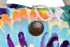 styleBREAKER Damen Strandtasche mit buntem Blumen Muster Produktbild-Vorschau 5