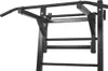 A black multifunctional fitness tower mounted on a wall. Náhled obrázku produktu