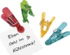 WEDO Notiz Magnethalter GLOSSY 4er Set farbig sortiert Produktbild-Vorschau 1