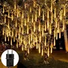 288 LED Meteorschauer Regen Lichter Warmweiß Wasserdichte Produktbild-Vorschau 1