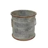 Vaso per piante in zinco rotondo Anteprima dell’immagine prodotto 5