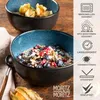 Moritz & Moritz ORGANIC reaktiv blau Müslibowl Set 6 tlg. Produktbild-Vorschau 4
