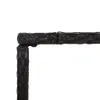 vidaXL Bartisch mit Glasplatte Schwarz 110x70x110 cm Poly Produktbild-Vorschau 5