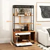 PawHut 2-in-1 Katzenklo Schrank, Katzenklo mit Produktbild-Vorschau 3