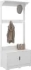 Appendiabiti Vicco Lysa Bianco 80 x 180 cm con 2 porte, Anteprima dell’immagine prodotto 7