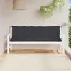 vidaXL Coussins de banc de jardin 2 pcs. noir 180x50x7 cm Voir les images du produit 3