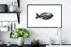 MuchoWow® MuchoWow® Gerahmtes Poster Schwarz - Fisch - Produktbild-Vorschau 3