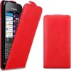 Cadorabo Hülle für Blackberry Q10 Schutz Hülle in Rot Flip Produktbild-Vorschau 6