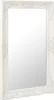 A white baroque-style mirror against a white background. Náhled obrázku produktu