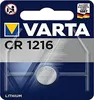 The image shows the packaging of VARTA CR 1216 lithium coin cell batteries. Voir les images du produit