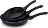 Linnuo® 3tlg Pfannenset Induktion Pfanne Bratpfanne Set - Produktbild-Vorschau 1
