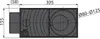 Alcadrain Universal-Regensinkkasten 300×155/110 mm Abgang Produktbild-Vorschau 8