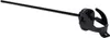 A black metal adapter with a long rod and a clamp-like attachment on one end, isolated on a white background. Produktbild-Vorschau