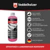 A product image showcasing a bottle of rust converter gel with accompanying feature icons and text. Produktbild-Vorschau