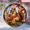GKA XL Sonnenfänger 1 Eichhörnchen mit Blumen 20 cm Produktbild-Vorschau 1