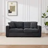 Merax 2-Sitzer Wohnzimmercouch mit Stauraum, Chenille-Sofa, Produktbild-Vorschau 4