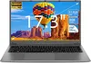 A laptop with a scenic wallpaper on its screen, featuring a hot air balloon over a canyon landscape. Produktbild-Vorschau