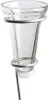 Regenmeter, glas en roestvrij staal, 12x12x134 cm, zink Productafbeelding-voorbeeld 2