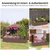 COSTWAY 200 x 44 x 114 cm květináč s mřížkou pro popínavé Náhled obrázku produktu 7