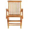7-tlg. Garten-Essgruppe Klappbar Massivholz Teak Produktbild-Vorschau 8