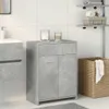 vidaXL Kúpeľňová skrinka Concrete Grey 60x33x80 cm Drevo Náhľad obrázku produktu 3