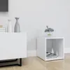 vidaXL TV skříňka bílá 37x35x37 cm Dřevěný materiál Náhled obrázku produktu 7