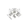 GLOBO 57914-3N, Nickel, Chrom, Metall, IP20, I, GU10, LED Produktbild-Vorschau 7