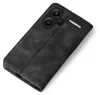 A black flip case for a smartphone, shown from a slightly elevated angle. Produktbild-Vorschau