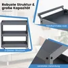 COSTWAY Werkbankwagen, werkplaatswagen met 2 niveaus, Productafbeelding-voorbeeld 4