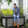 Keter Gartenbox "Northwood" 623L - Storm Grey - 155x72x70 Produktbild-Vorschau 2