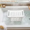 COSTWAY Douchekruk, HDFE, Douchestoel 56x31,5x45cm, Badkruk Productafbeelding-voorbeeld 4
