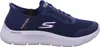 A side view of a blue Skechers GO WALK FLEX sneaker. Voir les images du produit