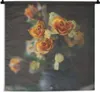 MuchoWow® Wandteppich Wandbehang Rosen - Orange - Blumen Produktbild-Vorschau 1