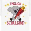Spreadshirt Endlich Schulkind Koala Einschulung Koalabär Produktbild-Vorschau 2