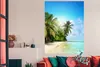 MuchoWow® Poster Meer - Palme - Strand - Tropisch - Blau - Produktbild-Vorschau 2