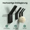 Mai & Mai Kleiderhaken Garderobenhaken 4 Stück in Schwarz, Produktbild-Vorschau 3
