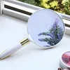 1 Stück Hand-Schminkspiegel mit Griff für Kosmetikstudio, Produktbild-Vorschau 2