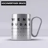 Trendation - Optiker Geschenk Edelstahl Tasse Karabiner Produktbild-Vorschau 2