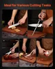 Set di coltelli da cucina VEVOR con ceppo (legno) e acciaio Anteprima dell’immagine prodotto 7