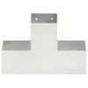 vidaXL Pfostenverbinder X-Form Verzinktes Metall 91 x 91 mm Produktbild-Vorschau 2